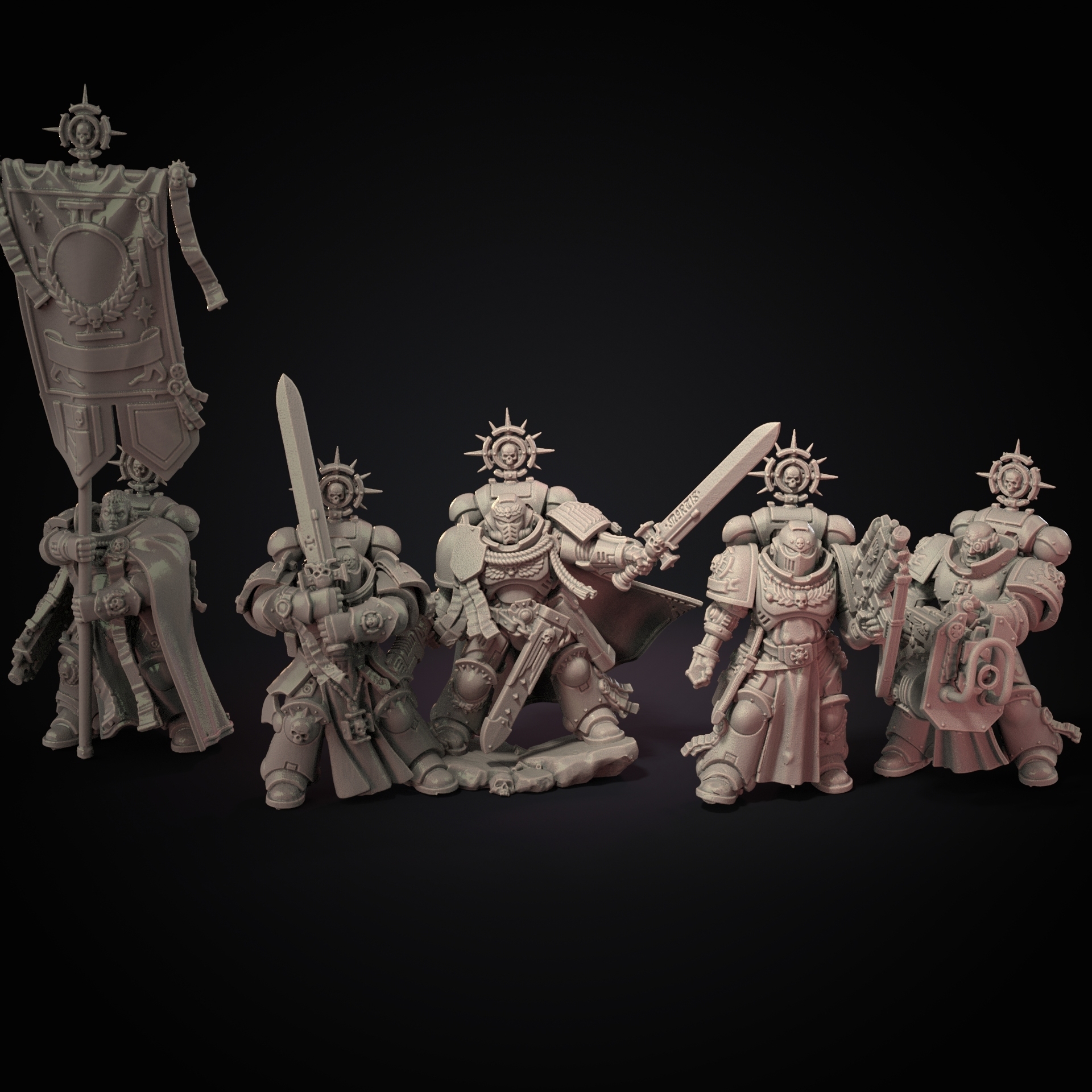 helden kader spiel krieg hammer schwestern platz nonnen mini 28mm of stille marinesoldaten horus sororitas terminatoren bruderschaft terminator grau ritter blutig bewachen 3D print model - Mito3D