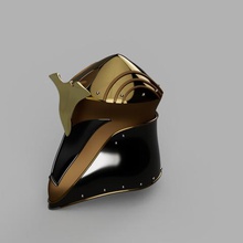fantasia eroica casco vari deco giochi art giocattolo cuffie 3d print model - Mito3D