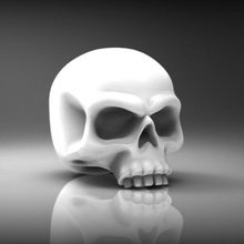 heroic scale skull 28mm verschiedene 40k der Miniatur Skelett tabletop wargaming warhammer hobby 3d print model - Mito3D