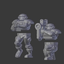 heroic style pdf trooper heavy weapons game toy 3d print model - Mito3D
