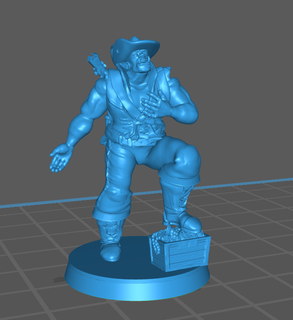 heroquest bard hero quest mythic tier proxy 3d print model - Mito3D