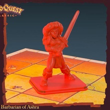 heroquest classic - female barbarian ashra 3d print model - Mito3D