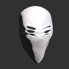 Herrah maschera cavo cavaliere 3d print model - Mito3D