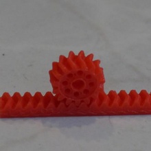 espinha de peixe engrenagem pinhão-cremalheira vários dupla hélice fidget brinquedo mudanças helicoidal passatempo 3d print model - Mito3D