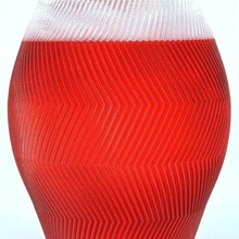 a spina di pesce vaso casa arredamento zig-zag twisted lume spirale sanduchi bella malouf la lampada geometrica ben benitosanduchi 3d print model - Mito3D