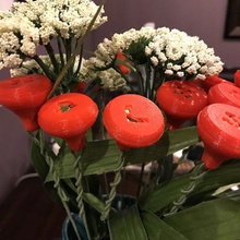 hershey ' s kiss-Anhänger Blumen behoben Mode - Zubehör rose Anhänger Blume candy 3d print model - Mito3D