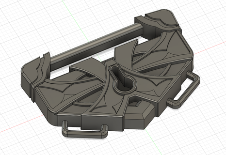 fermer clé Collier honkai étoile rail 3d print model - Mito3D