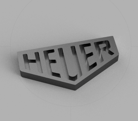 heuer logo desk battlestation racing tag watch cars automobiles porsche 3D print model - Mito3D
