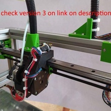 hevo-mgn v2 hypercube evolution mgn linear rails tool corexy core xy e3d titan aero hevo rail mgn12h mgn15h openscad 3d printers 3d print model - Mito3D