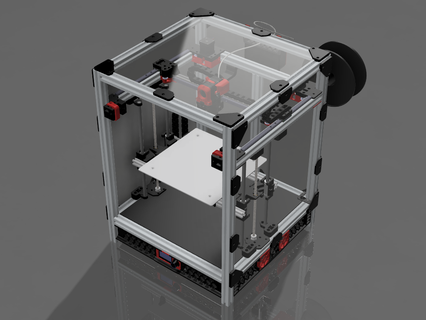 hevorón postquemador hevo hipercubo evolución Quemador sigiloso voron 3d impresora partes 3d print model - Mito3D
