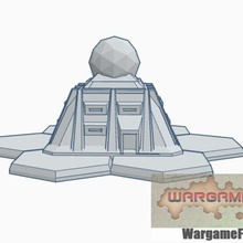 verhexen basierend Militär Sensor Turm Spiel 3d print model - Mito3D
