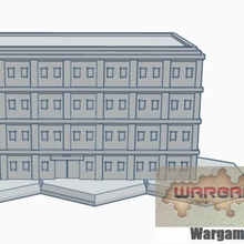 maleficio establecido moderno edificio 5 juego battletech 6mm terreno 3d print model - Mito3D