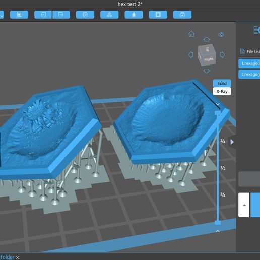 hex bases jogos battletech fomentadores guerra base hexagonal espalhar terreno mapa telha cratera destroços Pedregulho destruir 3D print model - Mito3D