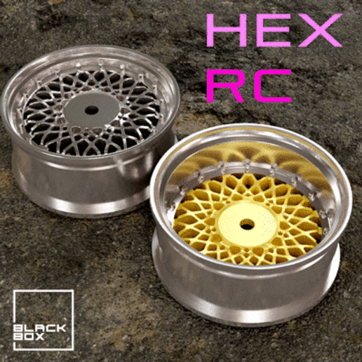 hexadécimal billes roue ensemble rc jante moulé pression miniature 1 24 64 roues chaudes voiture modèle pneu Douane carro roda rueda 18 radio 3D print model - Mito3D