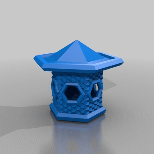 hex-box ii mit deckel home Container 3D print model - Mito3D