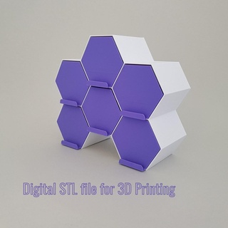 hex jewellery box - parts cabinet storage drawers jewelry case chest 3d print model - Mito3D