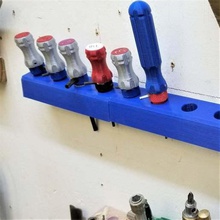 hex anahtar tutucu kolu aracı anahtarı stand altıgen araçlar 3d print model - Mito3D