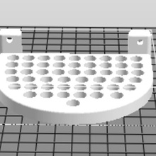 hex-Schrauben-bit zu speichern tool Halter 3d print model - Mito3D