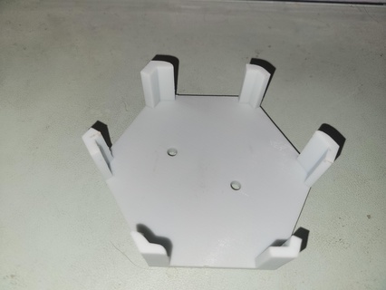 hex straight brackets rgb lights Home bracket randomfrankp 3d print model - Mito3D