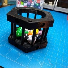 hex tile dice jail gaming tabletop wyrmwood games 3d print model - Mito3D