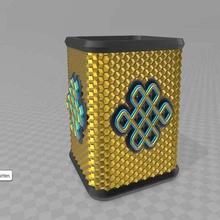 hexa-box home Container 3d print model - Mito3D