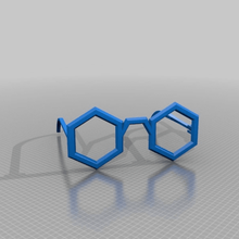 hexa glasses fashion 3d print model - Mito3D