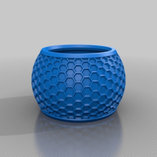 hexa pot ev kaplar 3d print model - Mito3D