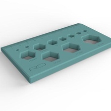 hexa ferramenta chave inglesa métrica regra bolso prático 3d print model - Mito3D