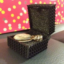 hexabox bijoux L'impression 3d la boîte cadeau les maillage wanhao 3d print model - Mito3D