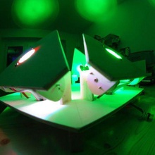 hexafnord varios de madera la luz geometría dingfabrik art arduino 3d print model - Mito3D