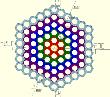 hexágono arquitetura hexágono hexagonal hexagonal base hexágonos edifícios_estruturas 3d print model - Mito3D