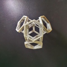hexagon sanatı top tasarım 3d futbol 6 masa lambası asılı 3d print model - Mito3D