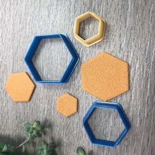 Hexagon Lehm Cutter Schmuck Tonschneider Polymer Werkzeug 3d print model - Mito3D
