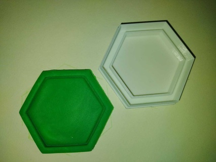 hexágono biscoito cortador biscoitos massa figura geometrica círculo quadrado 3d print model - Mito3D