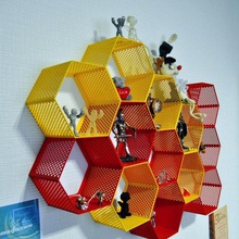 hexagon fractal shelf home 3d print model - Mito3D