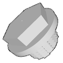 hexagone tête Masculin bouchon prise courant 3 4 Ménage 3d print model - Mito3D
