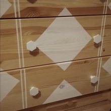 hexágono knob ikea armário a casa família 3d print model - Mito3D