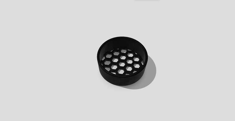 hexagon linse startseite mantel killflash bereiche rot punkte kameras spiel airsoft funktional schutz punkt umfang spielzeug 3d print model - Mito3D