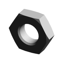 hexágono noz métrica arremesso notas símbolo hm ferramenta hexagonal 3d print model - Mito3D