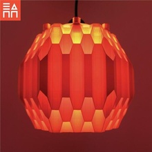 hexagon overload shade 2 sizes desk lamp lighting beehive home decor table 3d print model - Mito3D
