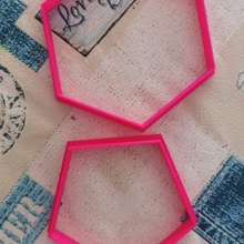 hexagon pentagon cutter cutters 3d print model - Mito3D
