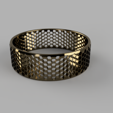 hexagon ring jewelry rings fashion accesories jewels luxury hexagons 3d print model - Mito3D