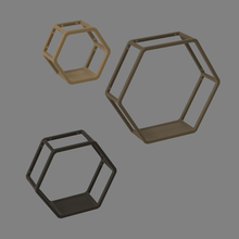 Hexagon Regale 3d print model - Mito3D