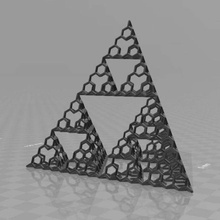 hexagon stierpinsky xover art sculptures 3d print model - Mito3D