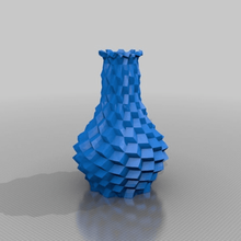 hexagon vase home decor flower 3d print model - Mito3D