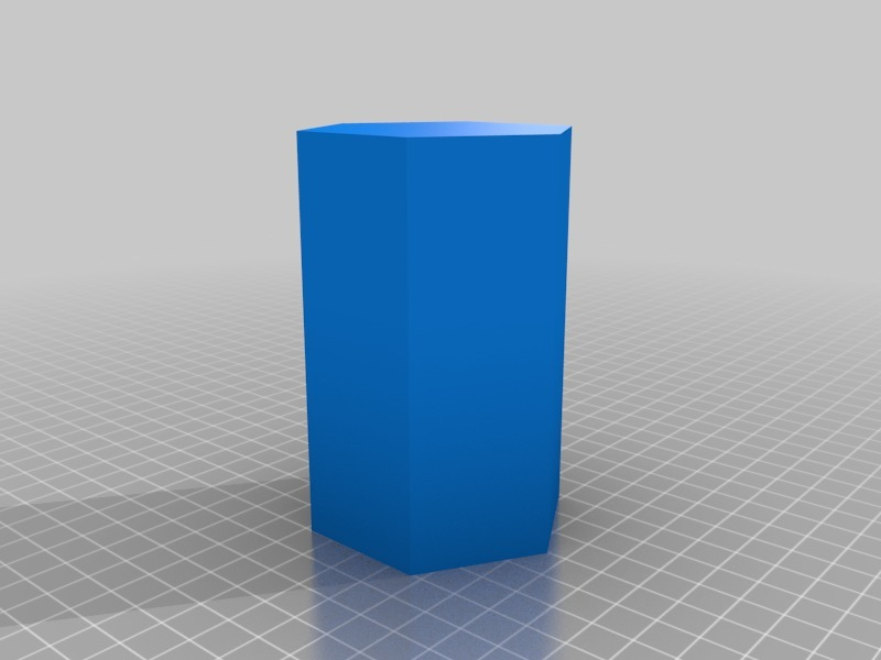 esagono vaso modalità contenitori 3D print model - Mito3D
