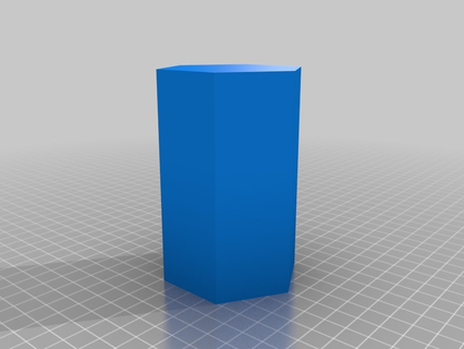 Hexagon Vase Modus Behälter 3d print model - Mito3D