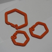 hexagonal mousqueton ensemble outil Accueil maison gadget vie journée levage crochet 3d print model - Mito3D