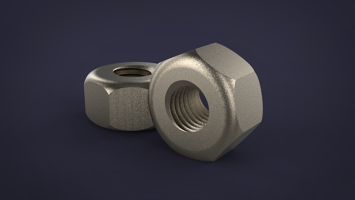 hexagonal nut 3d print model - Mito3D