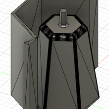 hexagonal pot moule 3d print model - Mito3D